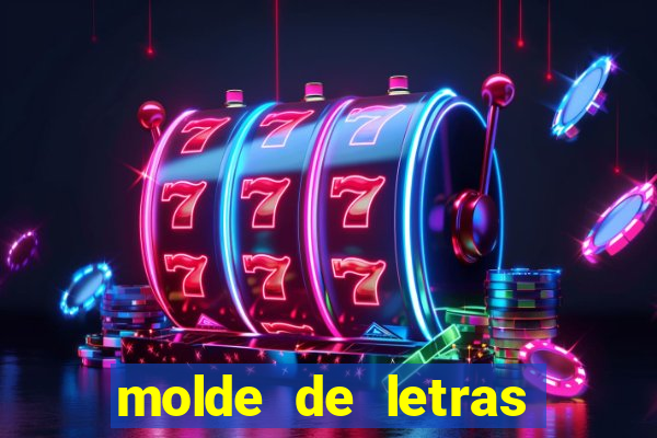 molde de letras feliz natal para imprimir